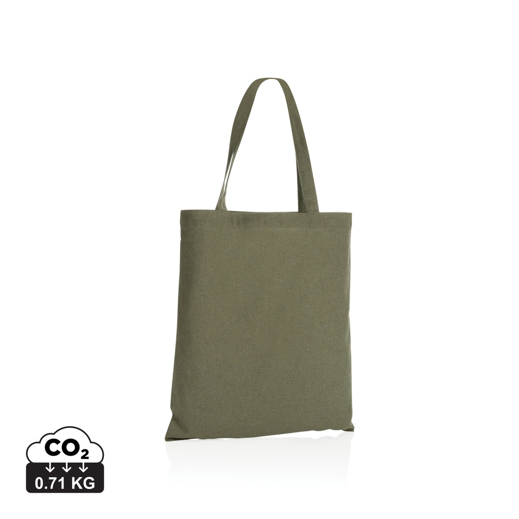 Tote bag coton recyclé personnalisé 145 gr Impact Vert 
